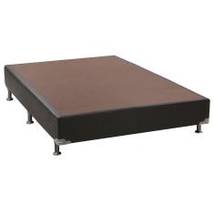Cama Box Base Luckspuma Corano Preto Casal 138