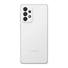 Smartphone Samsung Galaxy A73 128GB 5G - Branco, Câmera Quadrupla 108MP + Selfie 32MP, RAM 8GB, Tela 6.7"