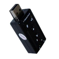 Placa de Som Externa USB - Som Virtual 7.1 e Microfone - AD0021