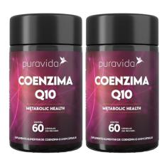 COENZIMA Q10 METABOLIC HEALTH PURAVIDA 2 X 60 CáPSULAS 