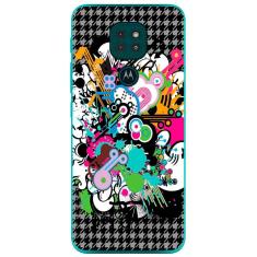 Capa Adesivo Skin022 Verso Para Motorola Moto G9 2020