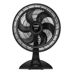 Ventilador de Mesa e Parede Turbo Arno VF42 - 127V Preto