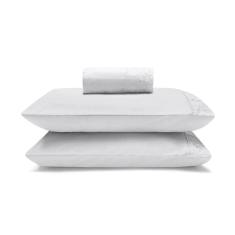 Jogo De Lençol Naira Com Renda 100% Poliéster 3 Peças - Buettner