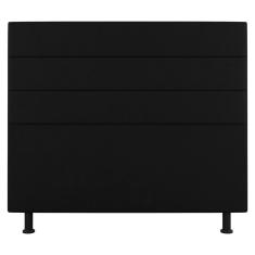 Cabeceira Cama Box Casal Malik 140cm Suede Preto - Abmaza