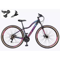 Bicicleta Feminina Aro 29 Ksw Mwza Alumínio 24v Câmbios Shimano Freio 