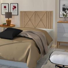 Cabeceira cama box tokio 90x55 - GJ, BEGE