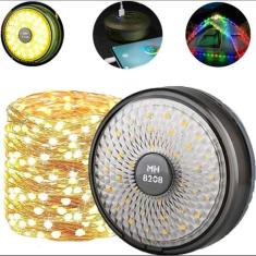 Luminária para acampamento de led com power bank - bazar do saara