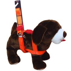 Coleira Peitoral Tradicional Seda Neon Cachorro 25Mm Cor