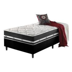 Cama Box Solteiro King + Colchão Molas Ensacadas Los Angeles