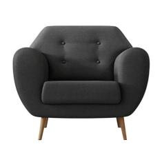 Poltrona Beegees Linho Grafite