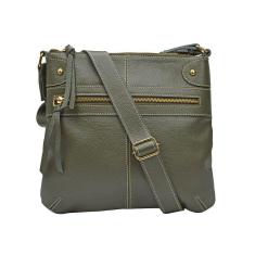 Bolsa Transversal Tiracolo Feminina Média Couro Legítimo Alça Comprida e Larga Bolsas Femininas Madamix