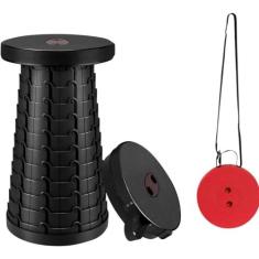 Banqueta Banco Retrátil Portátil Camping Ajustável - STOOL