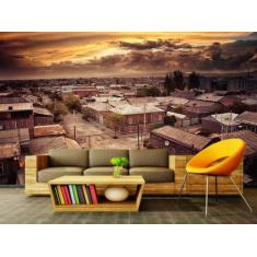 Papel de Parede Paisagens Cidade 109 - 1,00 X 2,00 - Voce Decorando