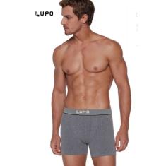 Cueca Boxer Lupo Sem Costura Seamless Cinza