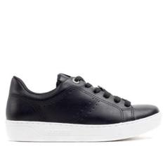 Tênis Feminino Via Marte com Pingente Estrela Branco-Feminino