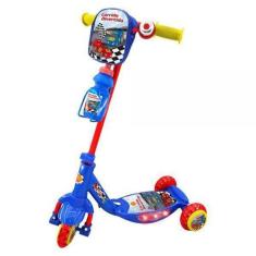 Patinete Com Mochila E Garrafinha Corrida Divertida - DM Toys