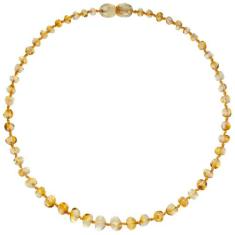 Colar de Âmbar Baroque Lemon - Büp Baby, 32 cm