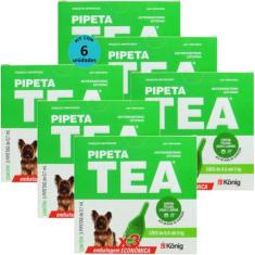Pipeta Tea 0,7ml Antiparasitário Contra Pulgas Para Cães de 0,6 até 5 