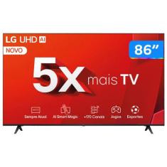 Smart TV LG 86UT8050PSA 4K Ultra HD 86 WebOS 24 AI Sound Pro e Process