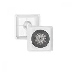 Kit de atualização para jogos PBT teclado mecânico padrão preto e branco estilo árabe