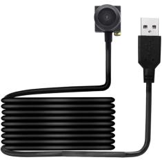 Webcam Mini HD 1080P com microfone 110° Lente grande angular de 2,8 mm Compatível com PC Video Conferencing/Calling/Gaming Laptop/YouTube