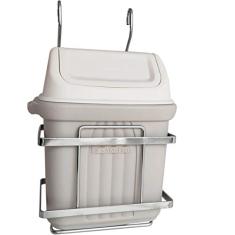 Lixeira de Pendurar Com Suporte de Inox 6,5 litros Cozinha