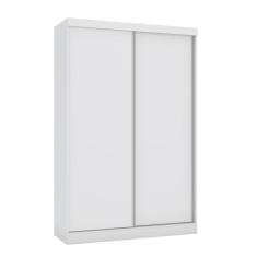Guarda-Roupa Solteiro Kappesberg 2 Portas de Correr 2 Gavetas Branco - N571