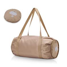 Bolsa esportiva dobrável para academia com bolso seco e molhado, bolsa de viagem ultraleve, bolsa esportiva de grande capacidade, bolsa de mão à prova de respingos, bolsa noturna, bolsa de fim de