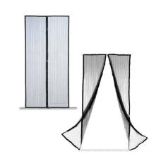 Cortina protetora insetos tela mosquiteiro magic mesh porta