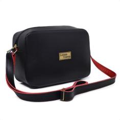 Bolsa feminina quadrada soft lorena lançamento - Lorena Vitoria, Preto