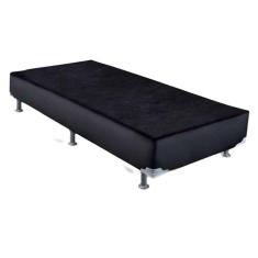 Cama Box Base Universal Solteiro Americana Courano Nero Black (78x188x23) - Ortobom
