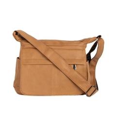 Bolsa Feminina Média com Bolso Antifurto Alça de Ombro e Transversal D