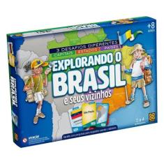 Jogo Educativo Explorando o Brasil Tabuleiro Grow, ., UN
