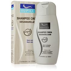 Nupill Shampoo Cinza Desamarelador 120Ml Cinza