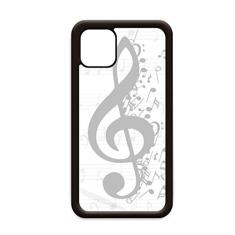 Capa para celular Apple Mobile com notas musicais para iPhone 11 Pro Max