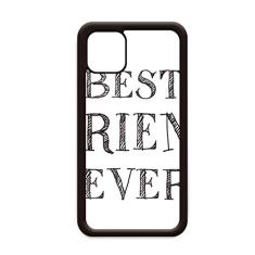 Capa Best Friend Ever com citação de coração para iPhone 11 Pro Max para Apple Mobile Case Shell