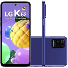 Smartphone Lg K62 Android 10.0 Tela 6.6' 64Gb Câmera Quádrupla 48Mp + 5Mp + 2Mp + 2Mp Selfie De 13Mp - Azul