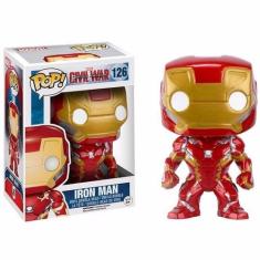 Funko Pop Homem De Ferro 126 Iron Man Civil War