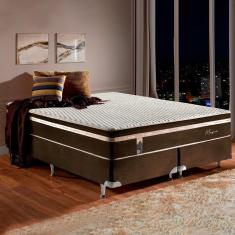 Cama Box Casal Com Massageador Elétrico Estofama