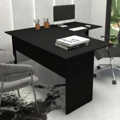 Mesa Escrivaninha em L 160cm x 60cm Pés Painel F5 Office - F5 Office G
