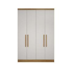 Modulo de Casal Safira para Guarda-Roupas em MDF com 4 Portas e 3 Gave