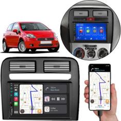 Kit Multimídia Carplay Punto 2008-2012 7 Pol MP5 Touch-screen + Câmera