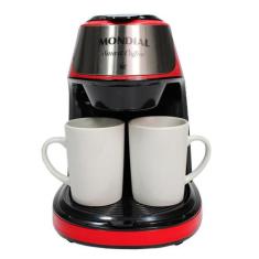 Cafeteira Mondial Smart Com 2 Xícaras 110V - Vermelha, Vermelho e inox
