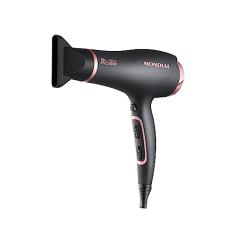 Secador de Cabelos, Mondial, Preto/Golden Rose, 2000W, 110V - SC-37