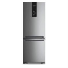 Geladeira Brastemp Frost Free Inverse A+++ 479 Litros Cor Inox Com Super Capacidade E Smart Flow - Bre58fk 110V