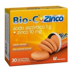 Vitamina C Bio-c + Zinco 30 Comprimidos Efervescentes - União Química