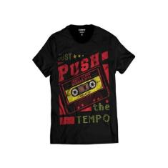 Camiseta Fita Cassete Retrô Pop Rock Anos 90 Dance House - Di Nuevo, P