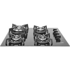 Cooktop a Gás Suggar FG4404FVP 4 Bocas Vidro Temperado Tripla Chama Pr
