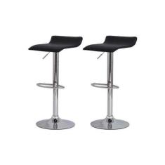 Kit 2 Banquetas Belo Horizonte Preta