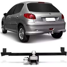 Engate Para Reboque Rabicho Peugeot 206 Hatch 2000 01 02 03 04 05 06 07 08 Tração 400Kg InMetro